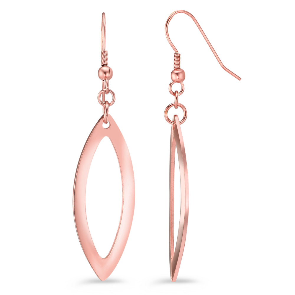 Pendant d'oreilles Acier inoxydable rosé PVD-585466