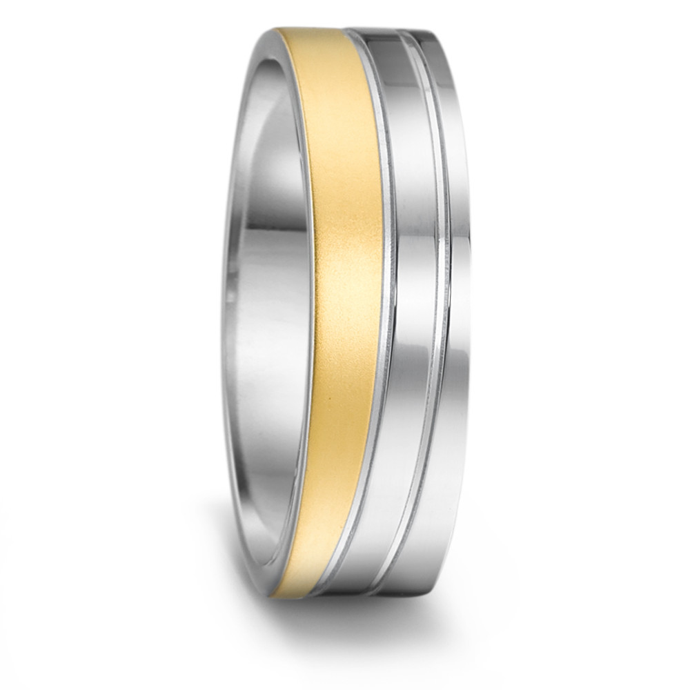 Bague Acier inoxydable jaune PVD-585534