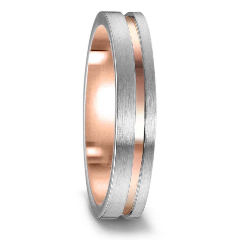 Bague Acier inoxydable rosé PVD-585535