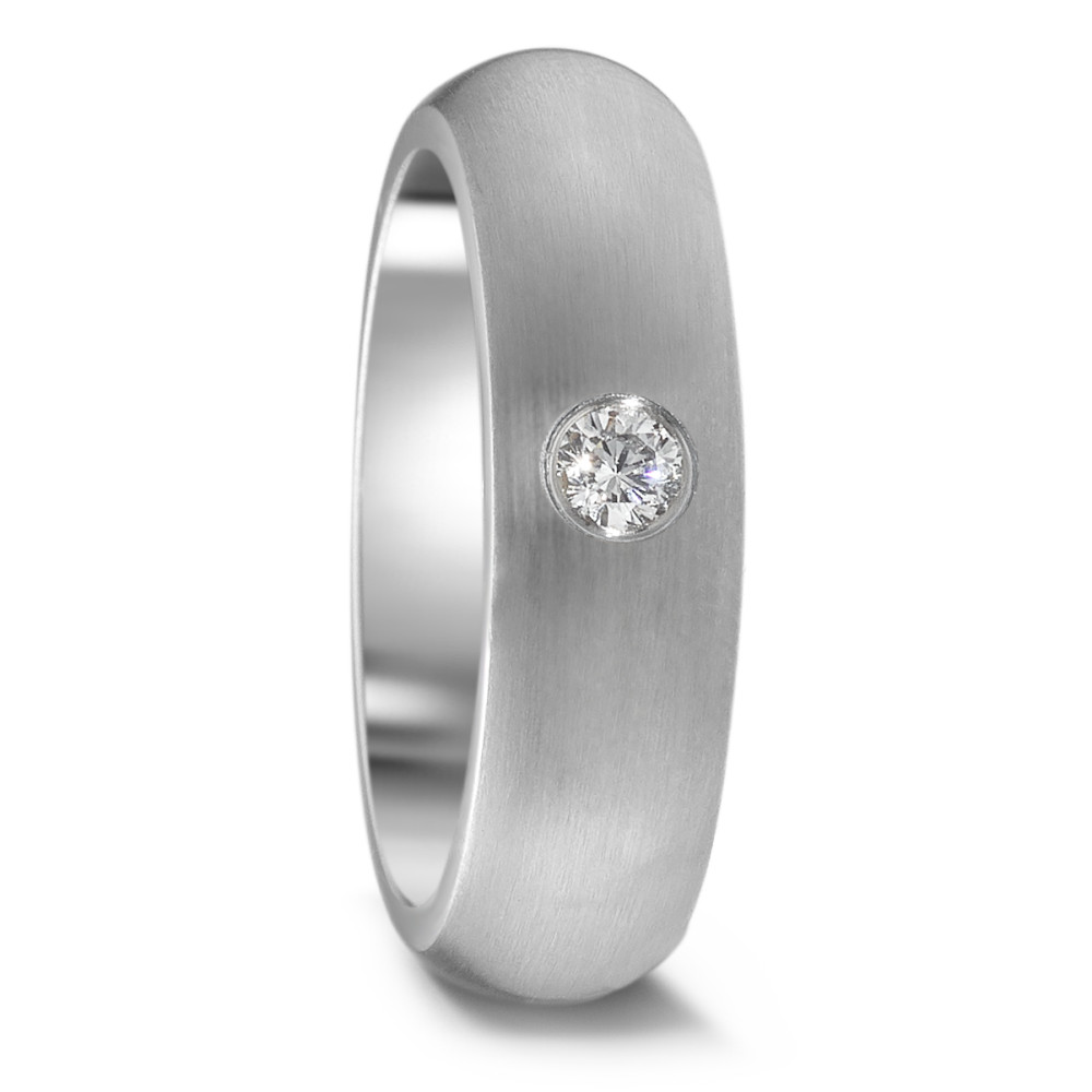 Bague Acier inoxydable Zircone-585537