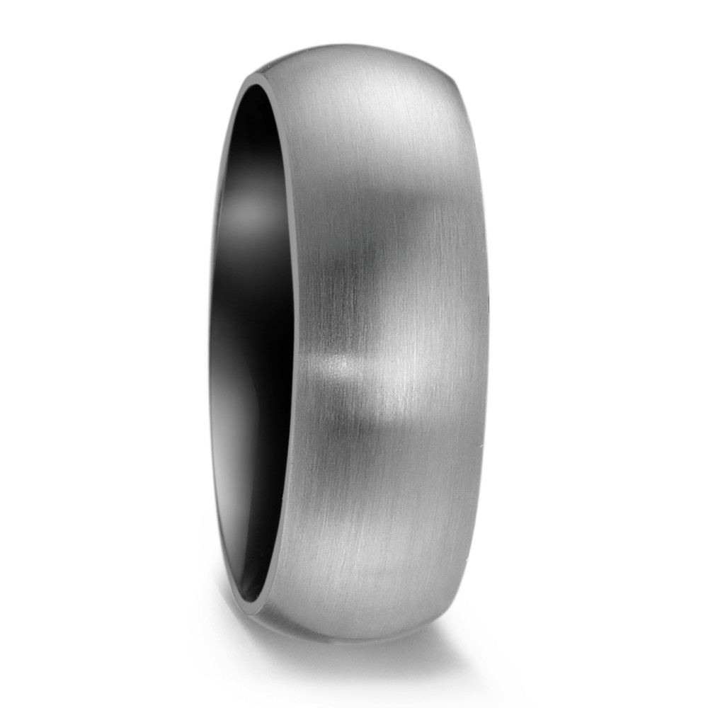 Bague Acier inoxydable noir PVD-585548