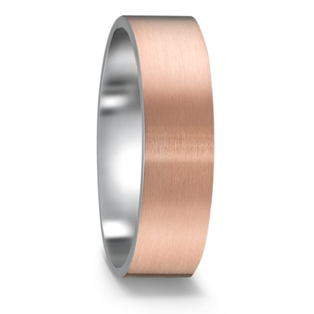 Bague Acier inoxydable rosé PVD-585563