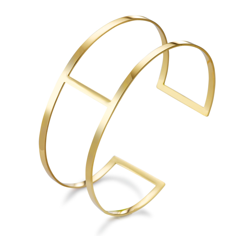 Bracelet rigide Acier inoxydable jaune PVD Ø50 mm-586066