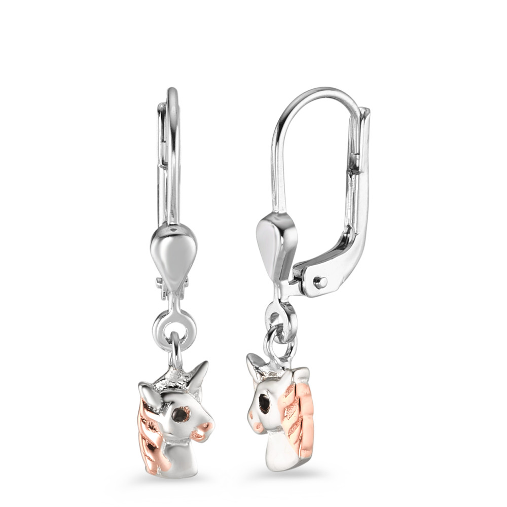 Pendant d'oreilles Argent rosé Plaqué or Licorne-586491
