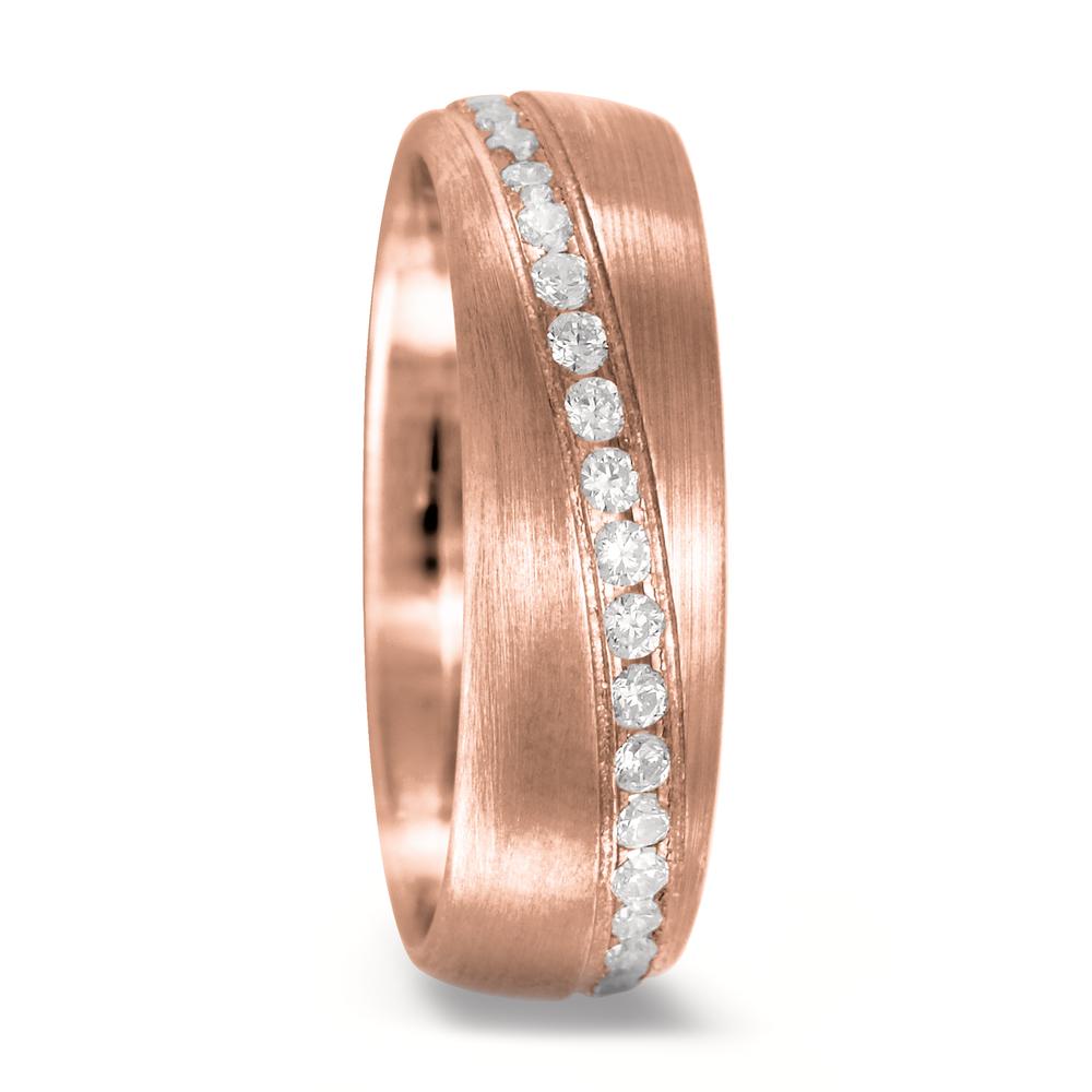 Alliance Or rose 18K Diamant 0.34 ct, 51 Pierres, w-si-588047