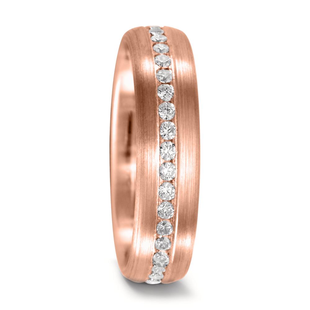 Alliance Or rose 18K Diamant 0.555 ct, 37 Pierres, w-si-588051