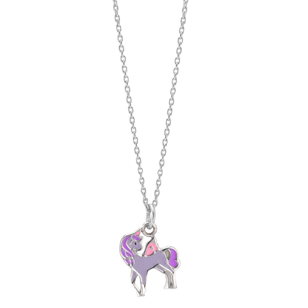 Collier Argent Rhodié Licorne 36-38 cm-588081