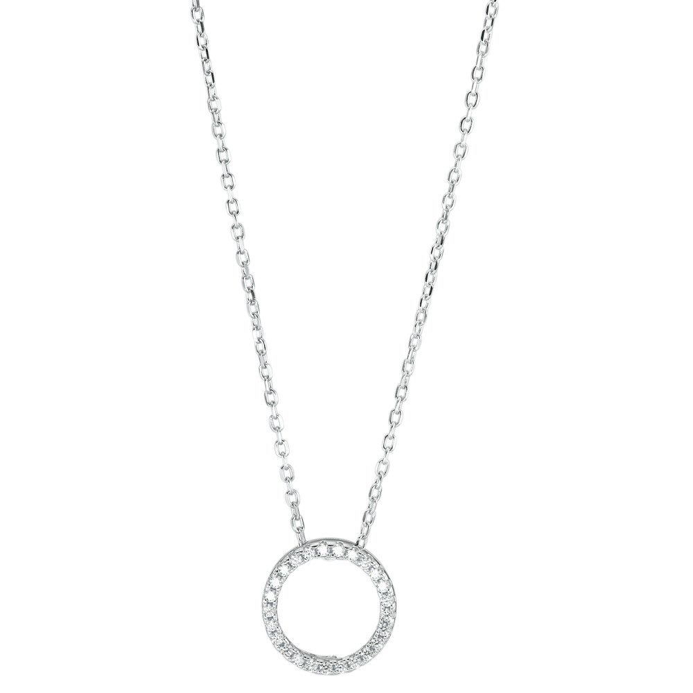 Collier Argent Zircone Rhodié 40-43 cm Ø12 mm-588604