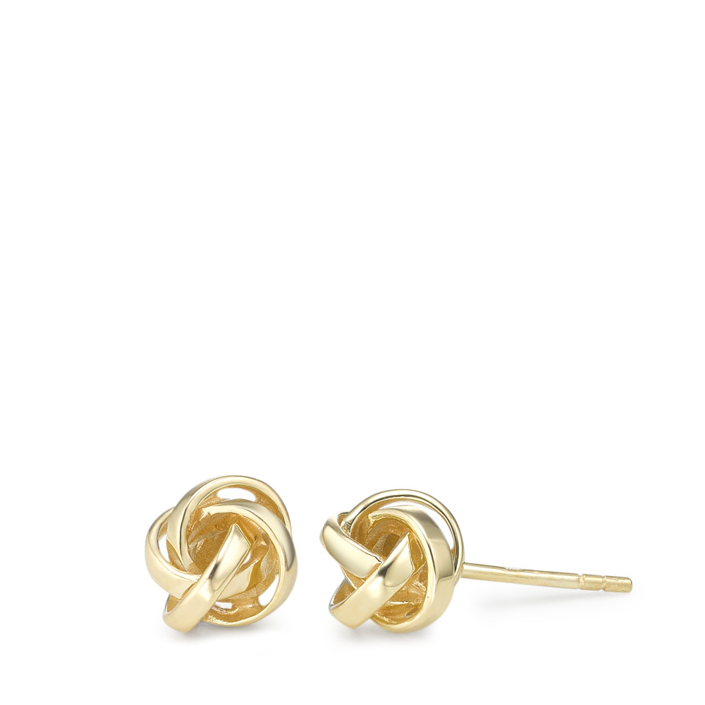 Clous d'oreilles Or jaune 9K Nœud Ø8.5 mm-588851