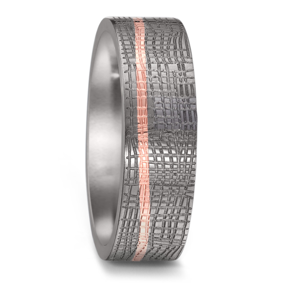 Alliance Tantale 999, Or rouge 18K-589109