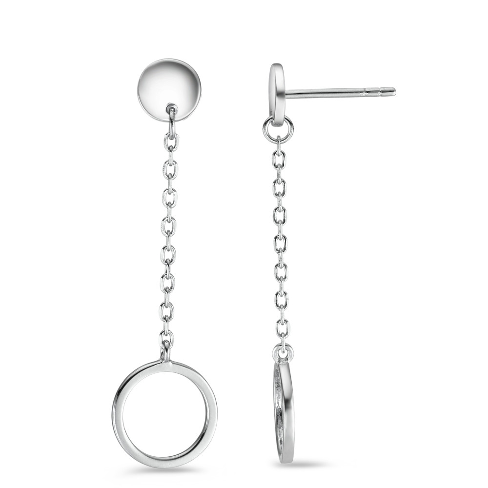 Pendant d'oreilles Argent Rhodié-589377
