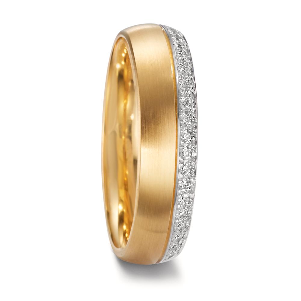 Alliance Or blanc 18K, Or jaune 18K Diamant 0.268 ct, 41 Pierres, tw-vsi-589524