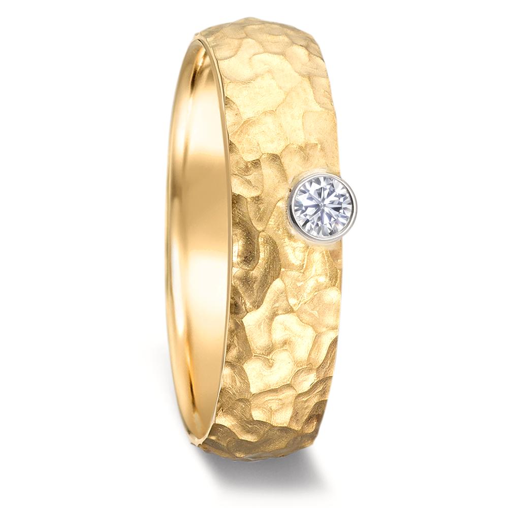 Alliance Or jaune 18K Diamant 0.09 ct, w-vsi-589588