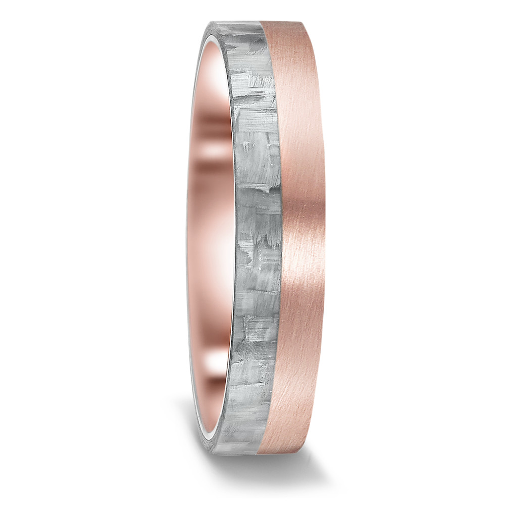 Alliance Or rouge 14K, Carbone-589663