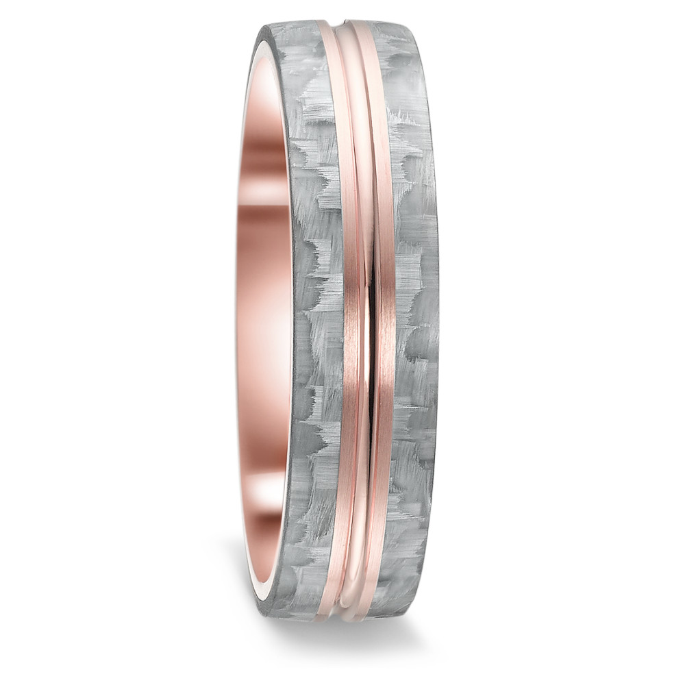 Alliance Or rouge 14K, Carbone-589667