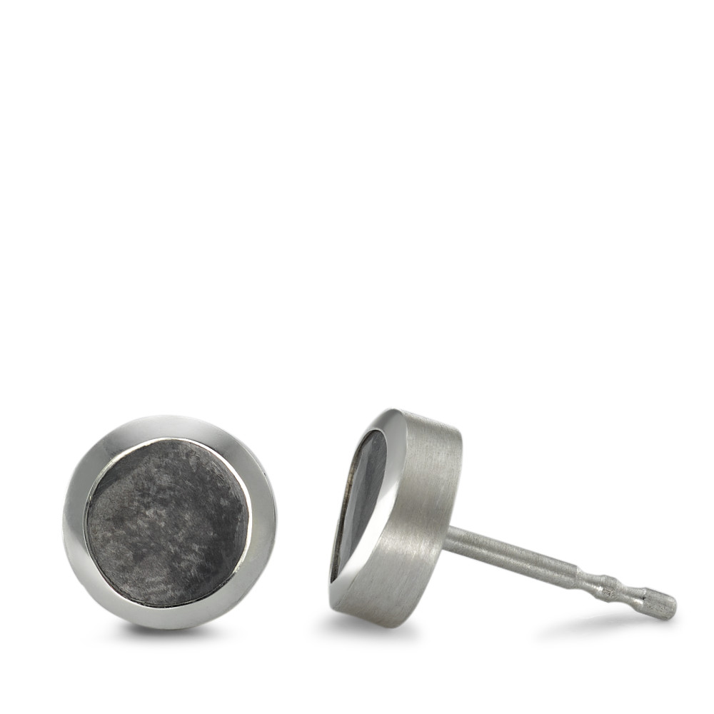 Clous d'oreilles Tantale, Argent Ø8 mm-590063