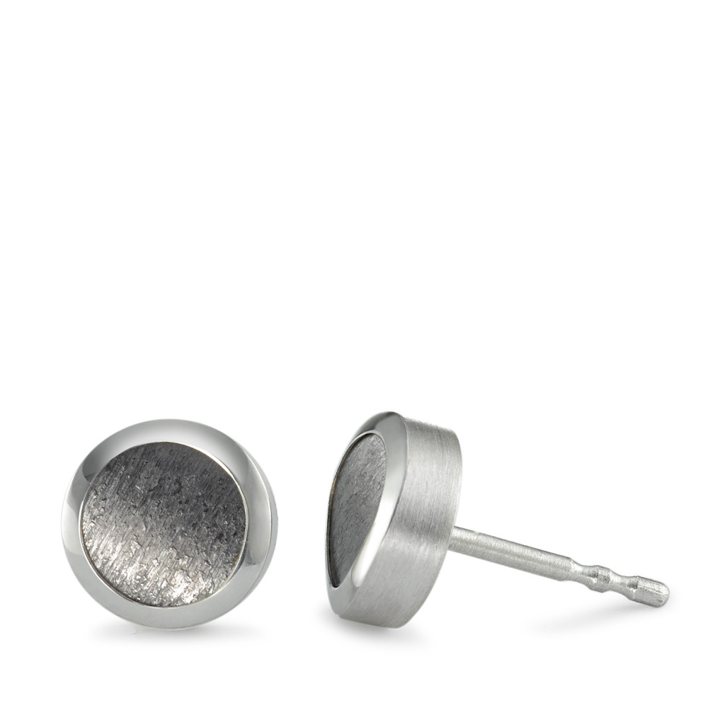 Clous d'oreilles Tantale, Argent Ø8 mm-590065