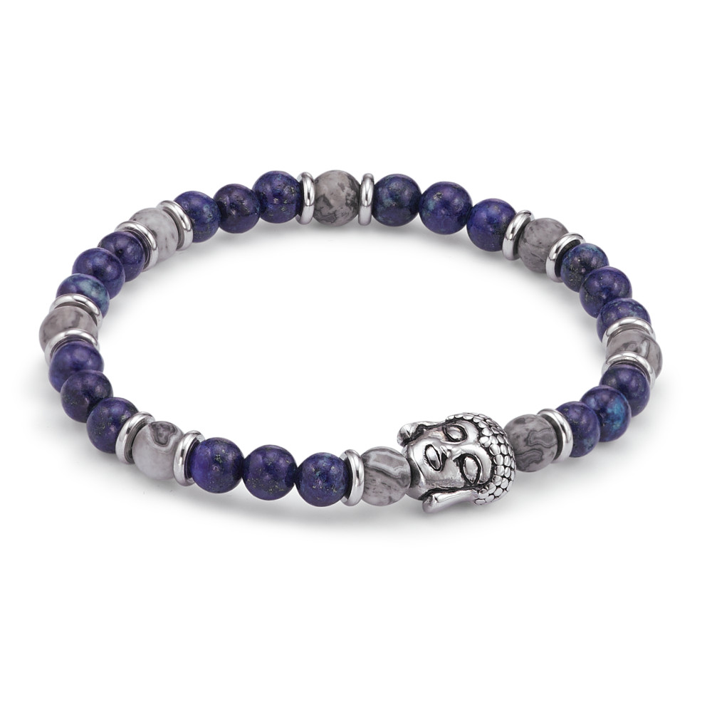 Bracelet Acier inoxydable Agate 21 cm Ø6 mm-590478