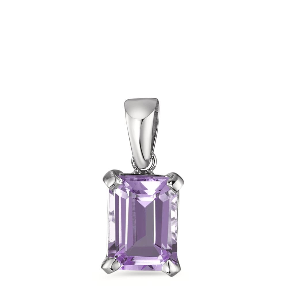 Pendentif Or blanc 18K Améthyste-590620