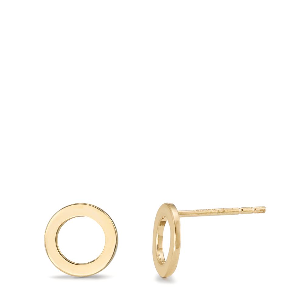 Clous d'oreilles Or jaune 18K Ø8 mm-590708