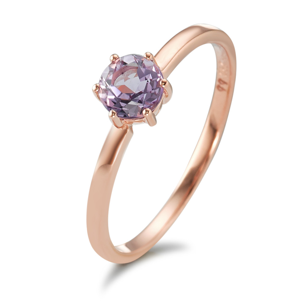 Bague Or rouge 18K Améthyste violet-590856