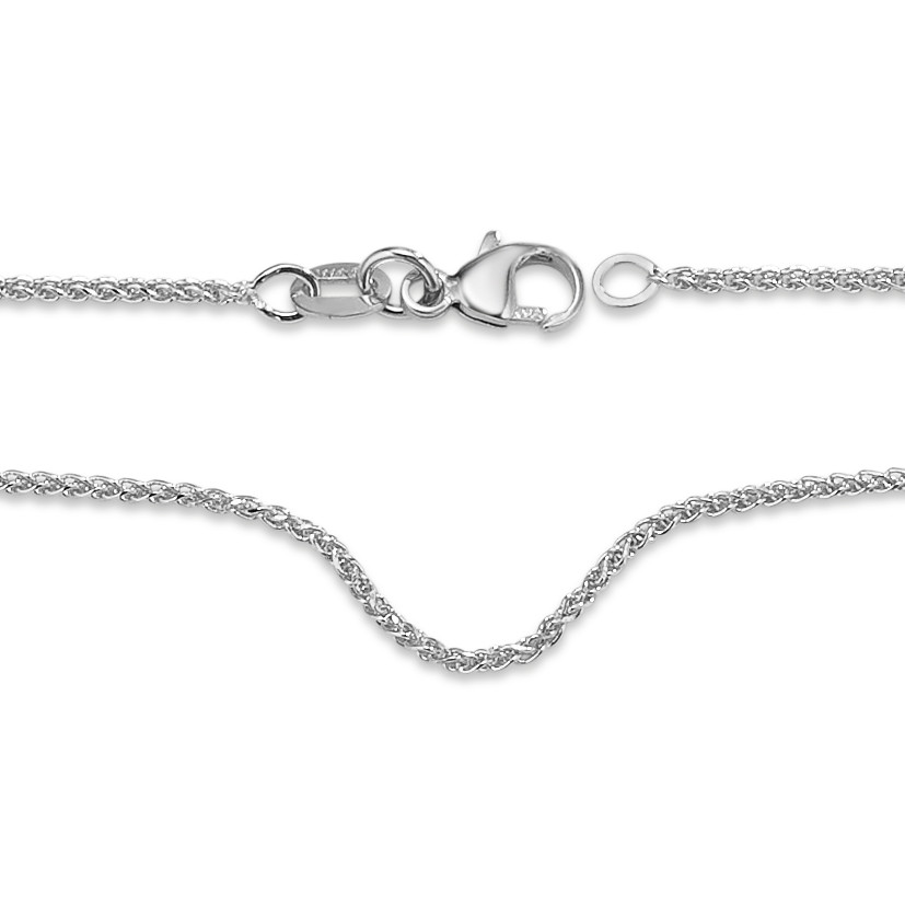 Halskette 750/18 K Weissgold 42 cm-591205