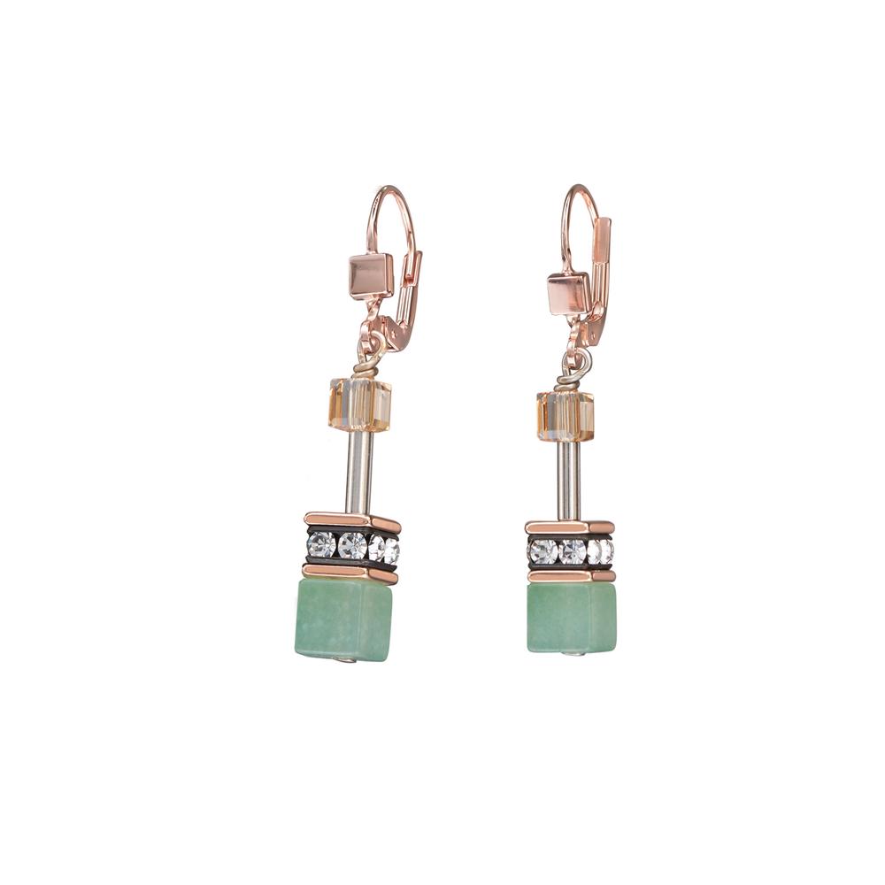 Pendant d'oreilles Acier inoxydable rosé PVD-591283