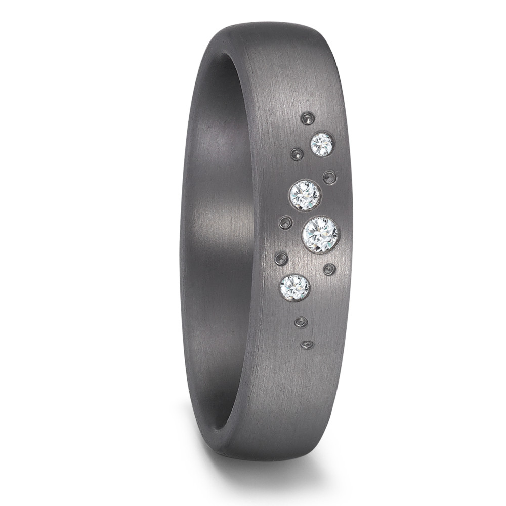 Alliance Tantale 999 Diamant 0.045 ct, 4 Pierres, w-si-591781