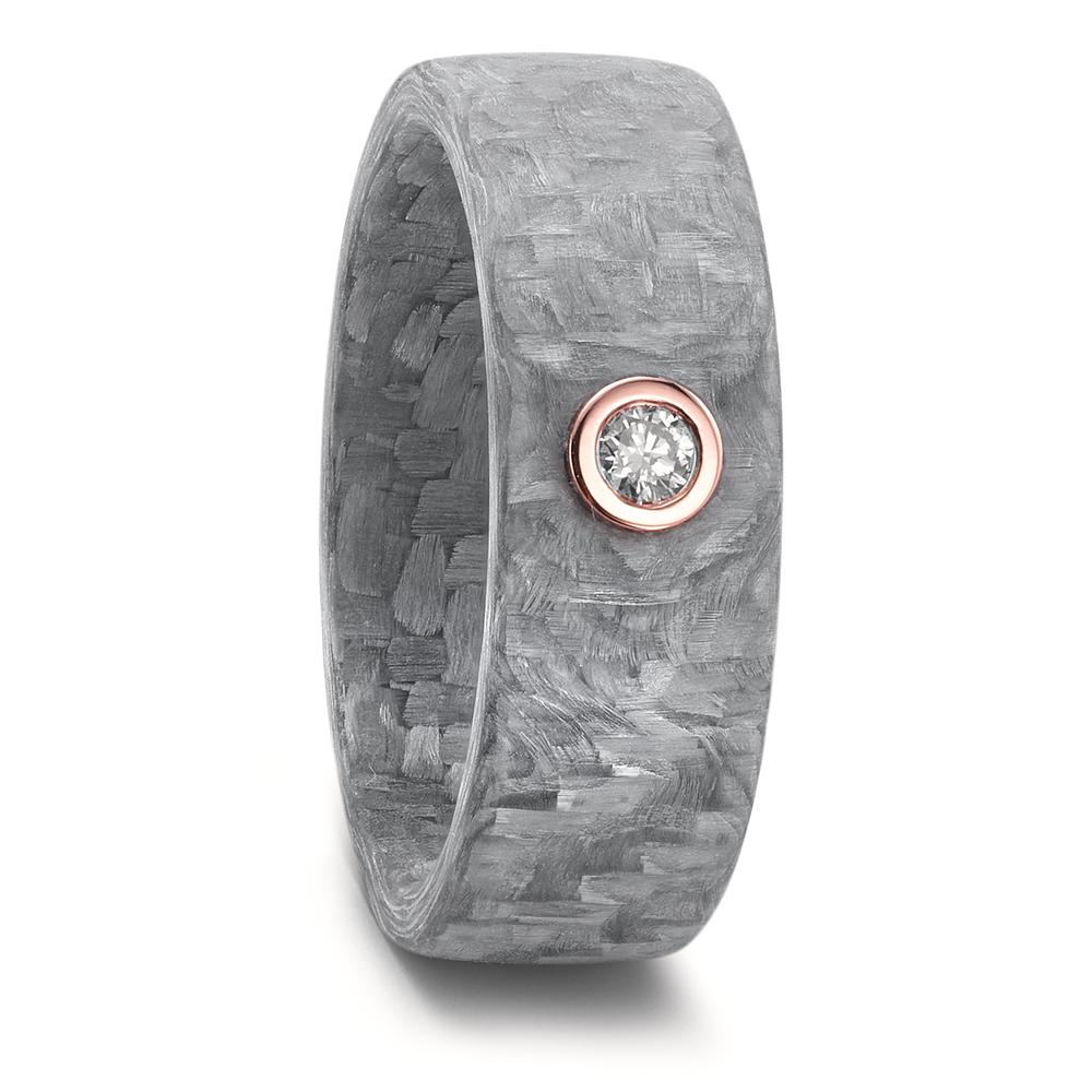 Alliance Carbone, Or rouge 18K Diamant 0.07 ct, w-si-592142