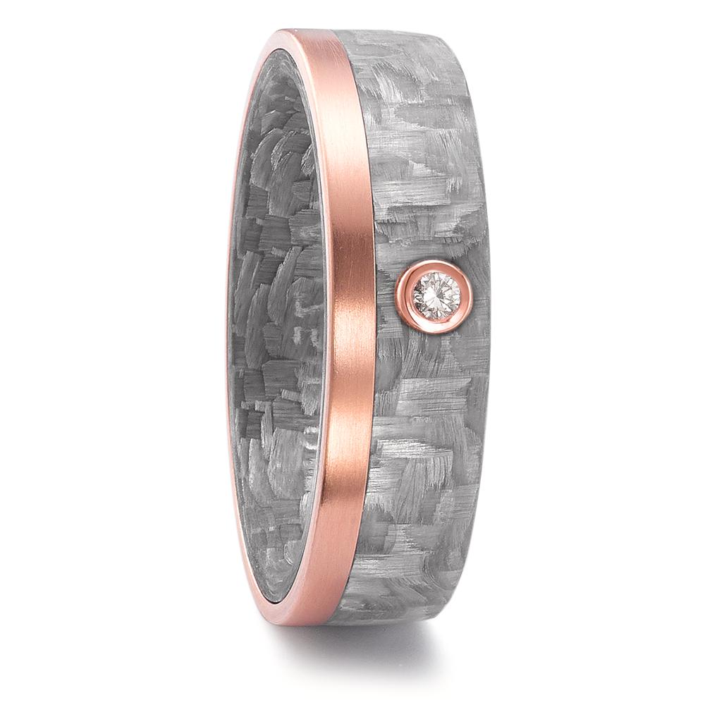 Alliance Carbone, Or rouge 18K Diamant 0.02 ct, w-si-592148
