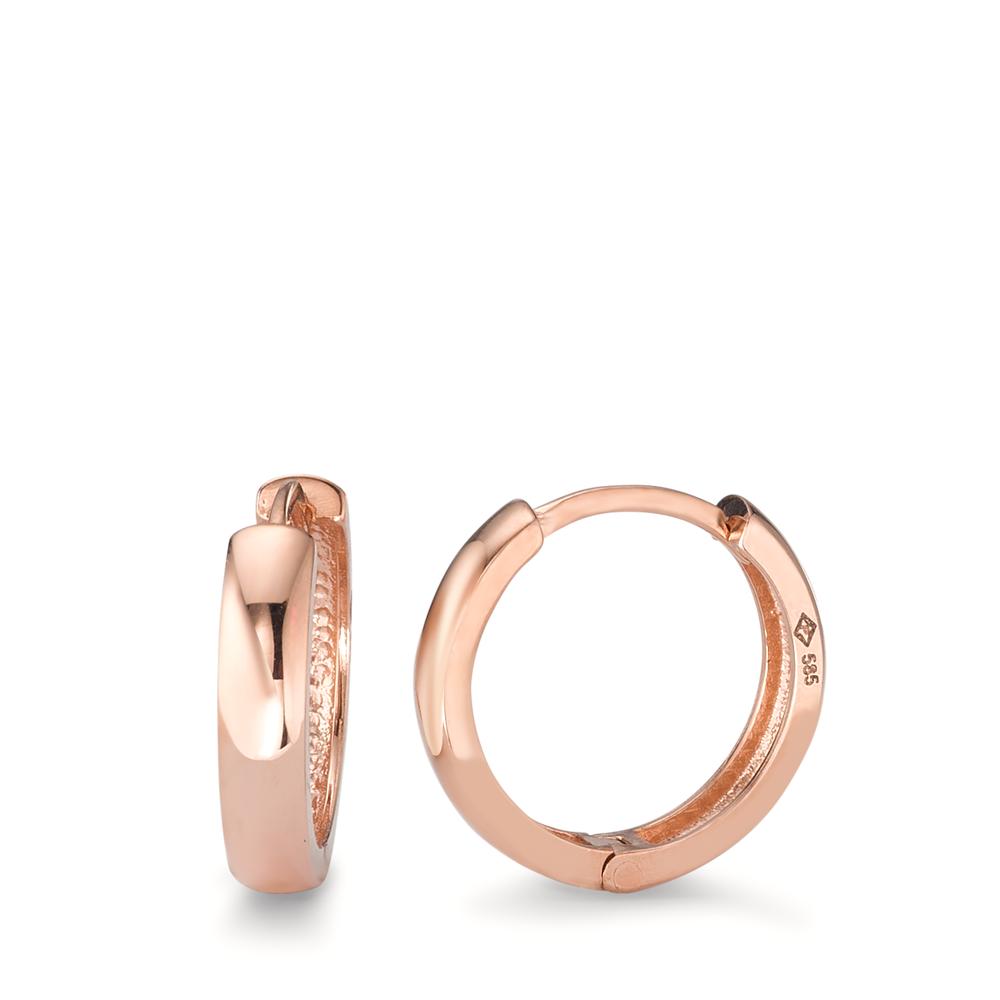 Créoles à charnières Or rouge 14K-592287