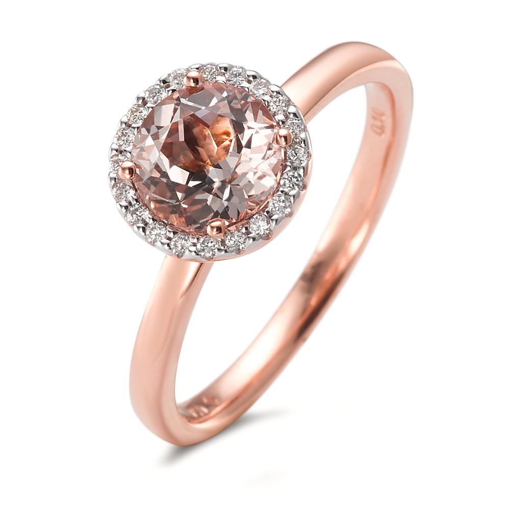 Bague Or rouge 18K Morganite-592322
