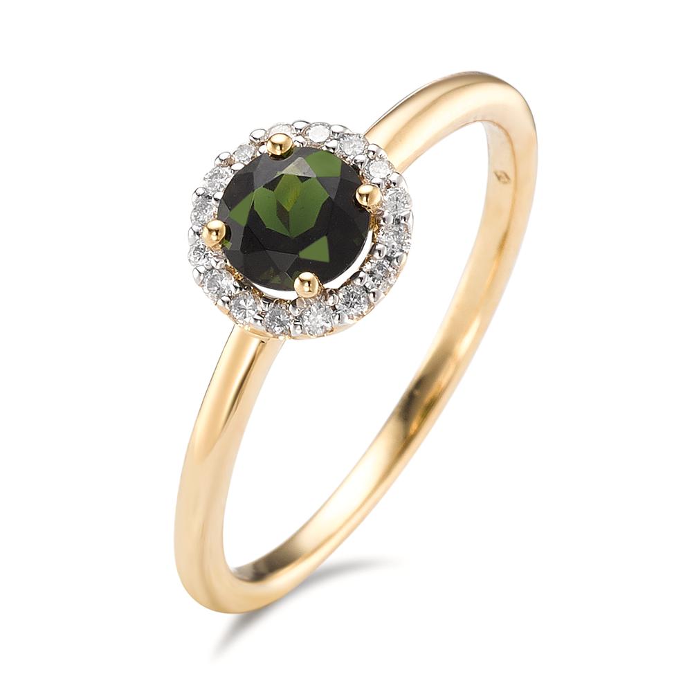 Bague Or jaune 18K Tourmaline-592324