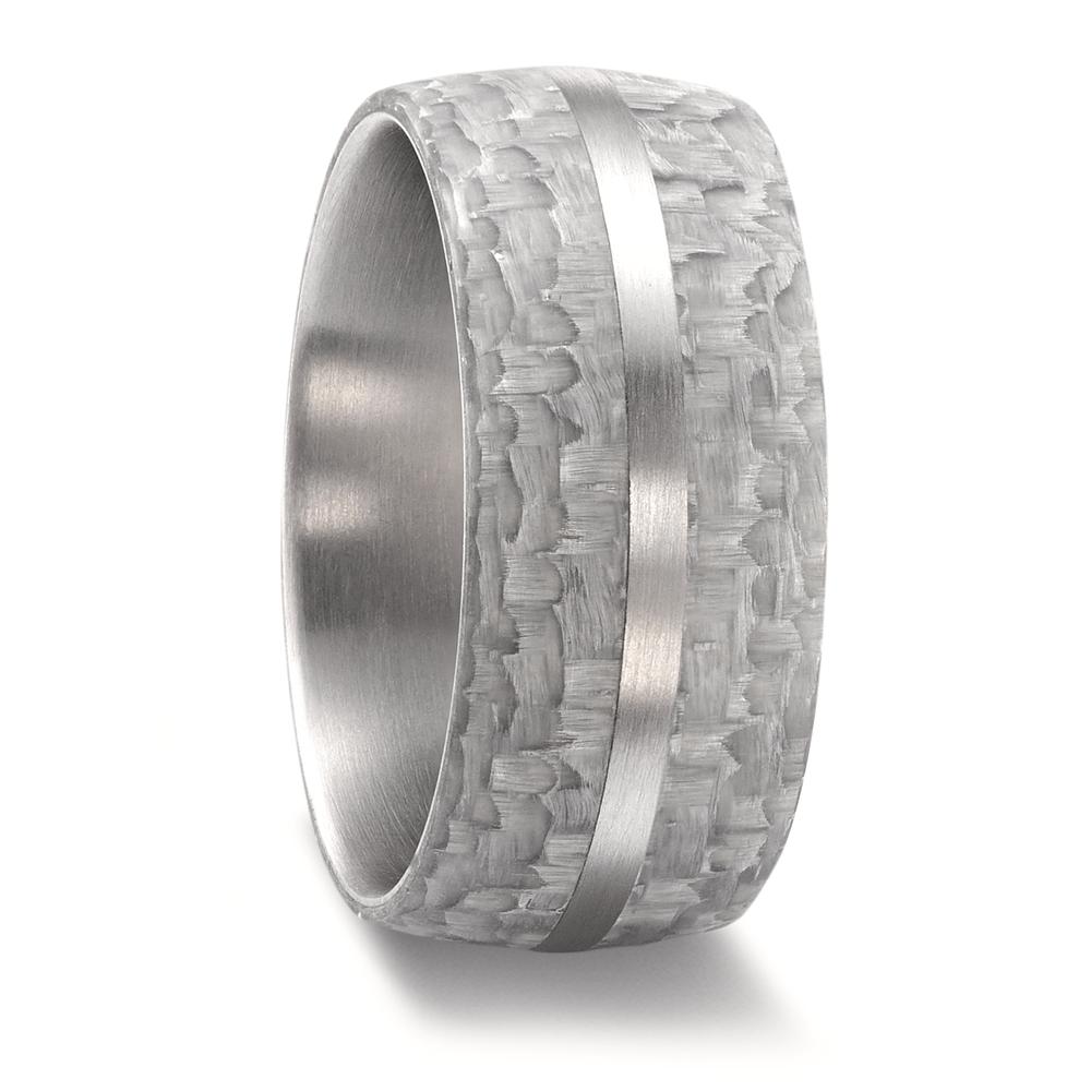 Partnerring Edelstahl, Carbon-592502