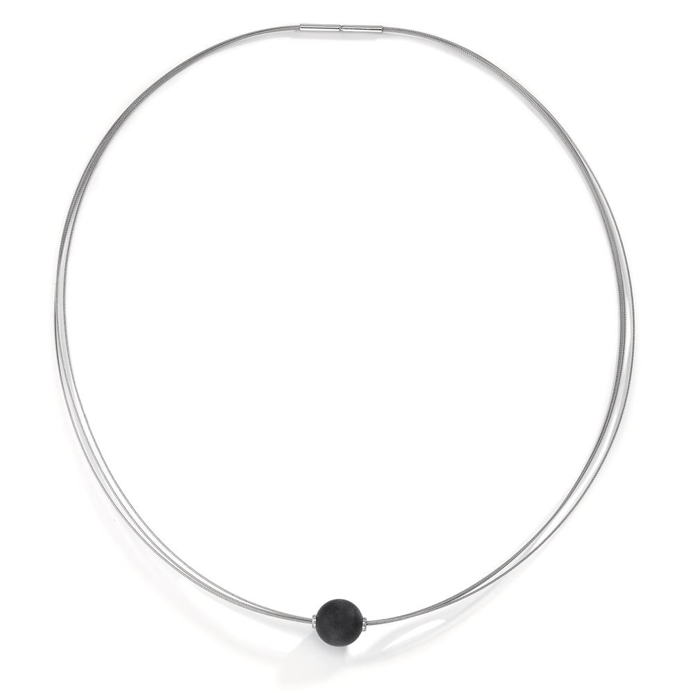 Collier Acier inoxydable, Carbone 42 cm-592543