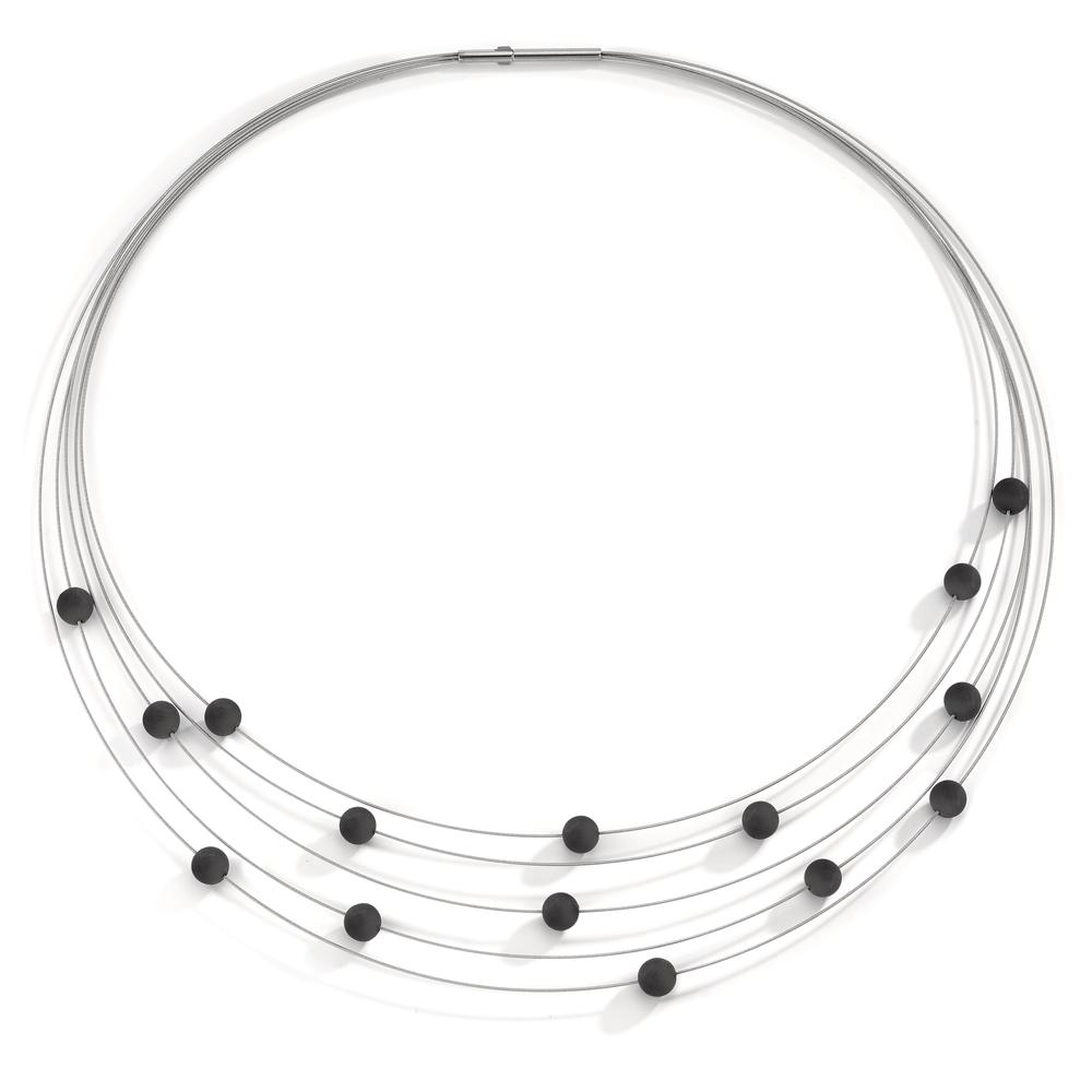 Collier Acier inoxydable, Carbone 42 cm-592690