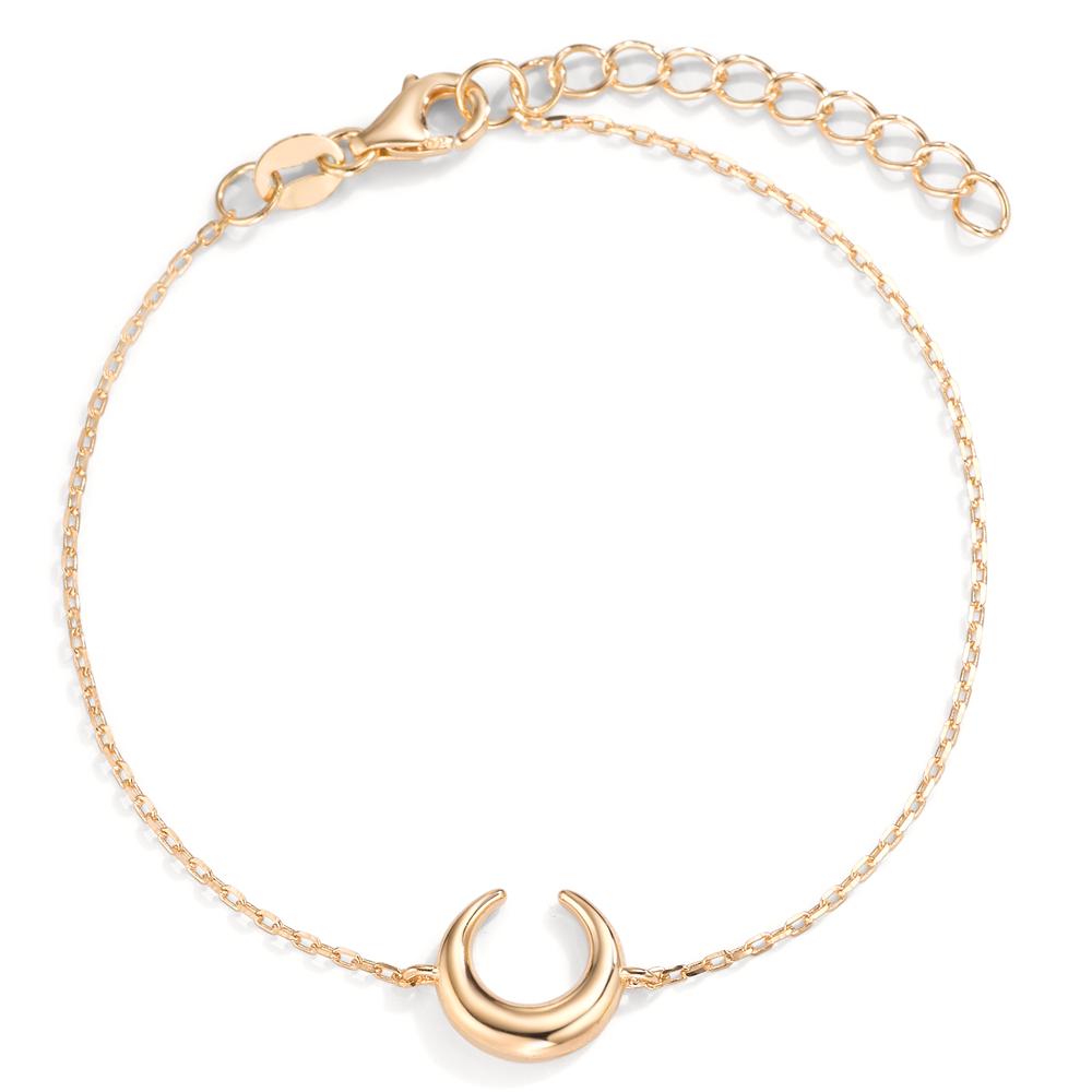 Bracelet Argent jaune Plaqué or Lune 16-19 cm-592776
