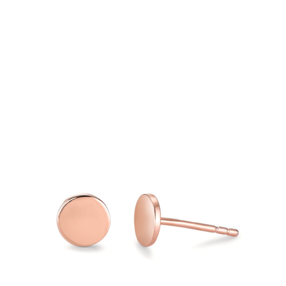 Clous d'oreilles Argent rosé Plaqué or Ø6 mm-592810