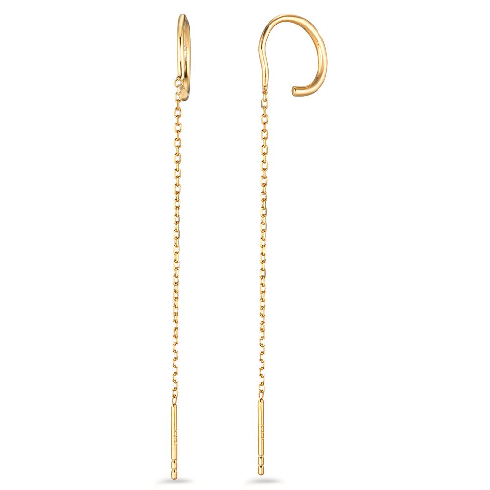 Boucles d'oreilles pendantes Argent jaune Plaqué or-592832