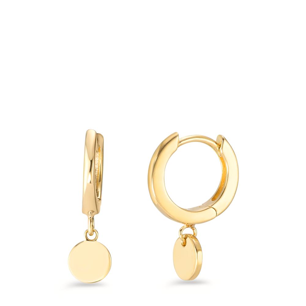 Créoles à charnières Argent jaune Plaqué or-592844