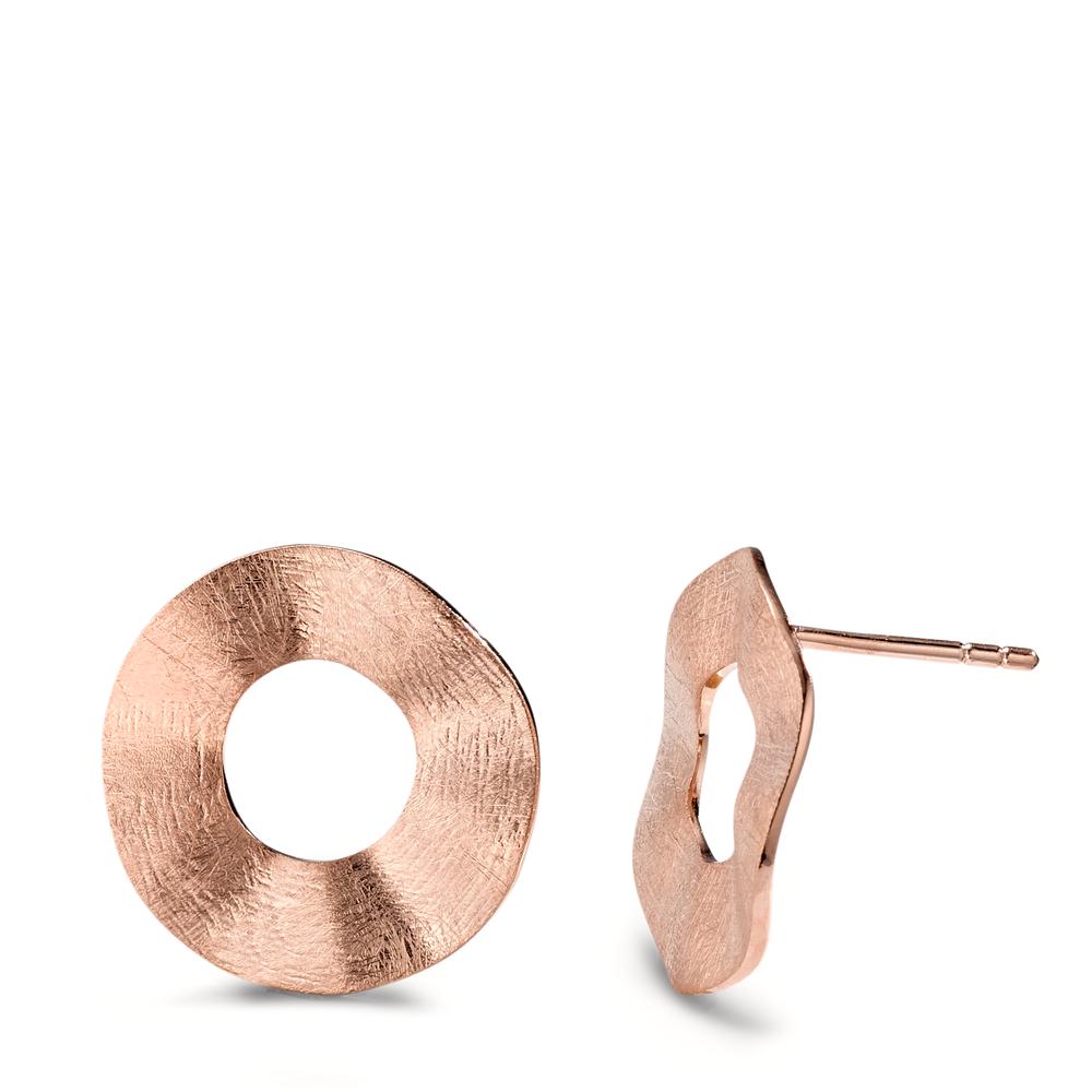 Clous d'oreilles Argent rosé Plaqué or Ø17 mm-593012