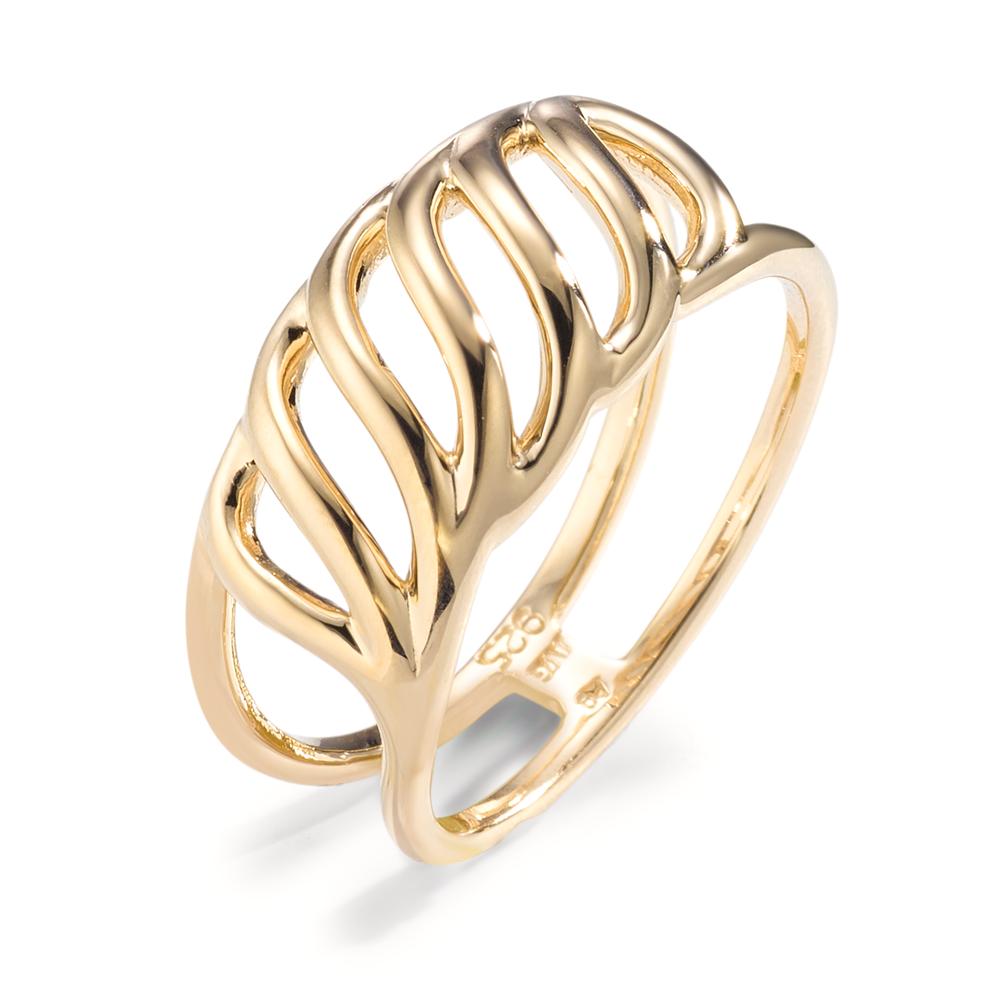 Bague Argent jaune Plaqué or-593051