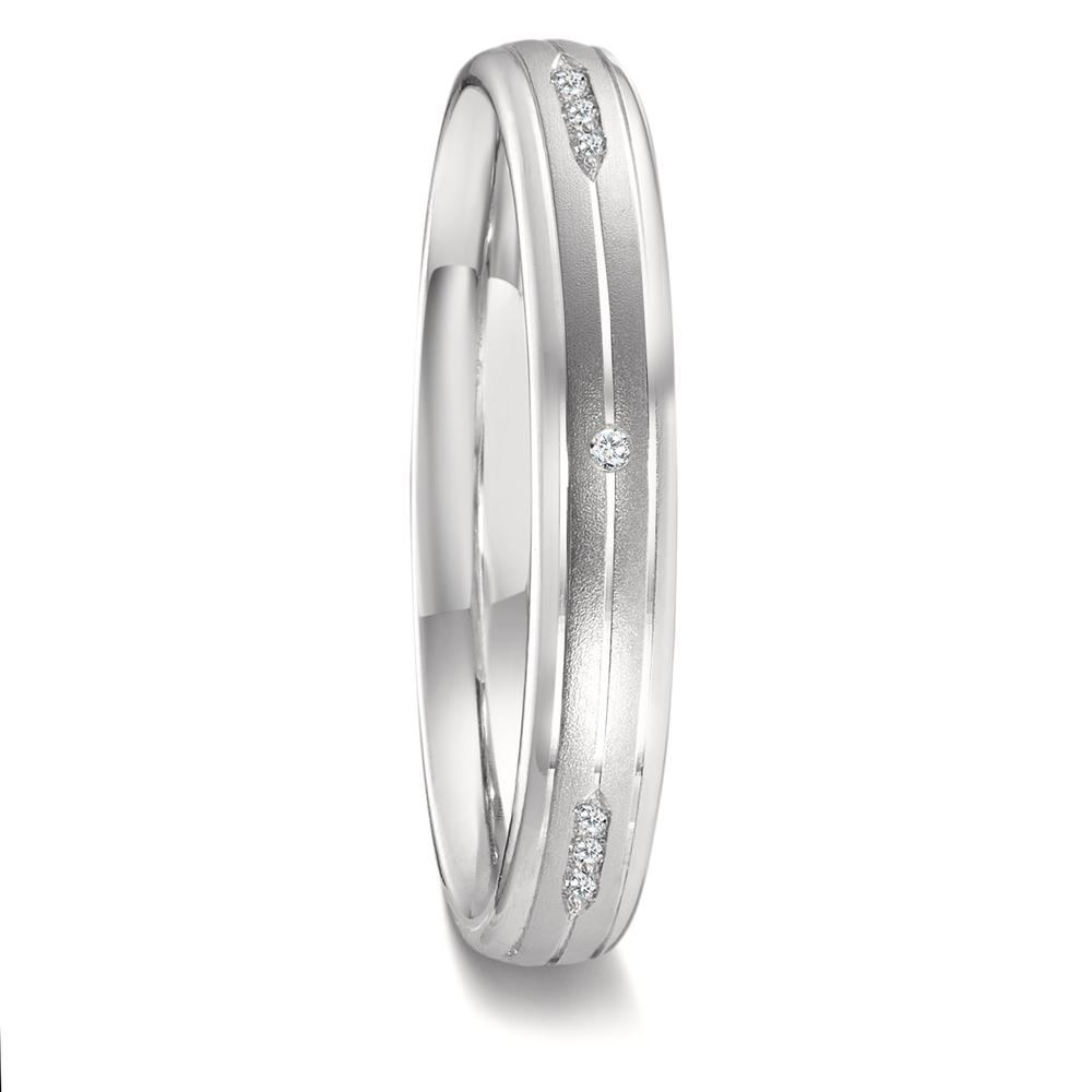 Alliance Or blanc 18K Diamant 0.051 ct, 12 Pierres, w-vsi-593112