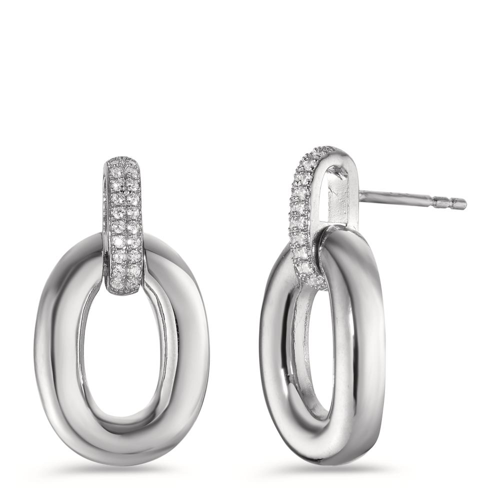 Pendant d'oreilles Argent Zircone 40 Pierres Rhodié-593587