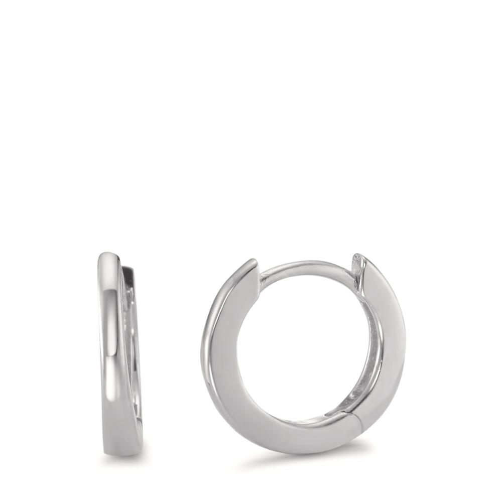 Créoles à charnières Argent Rhodié-593612