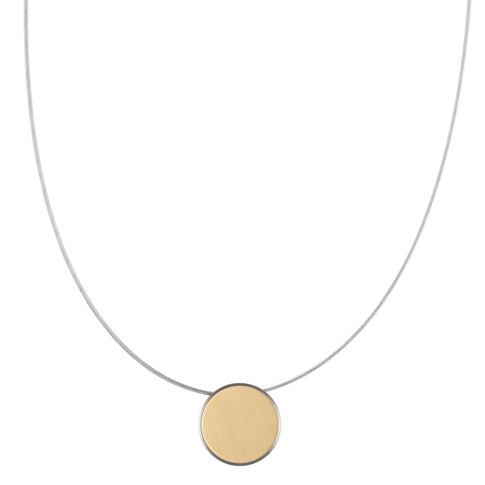 Collier Acier inoxydable jaune PVD 42 cm Ø12 mm-594235