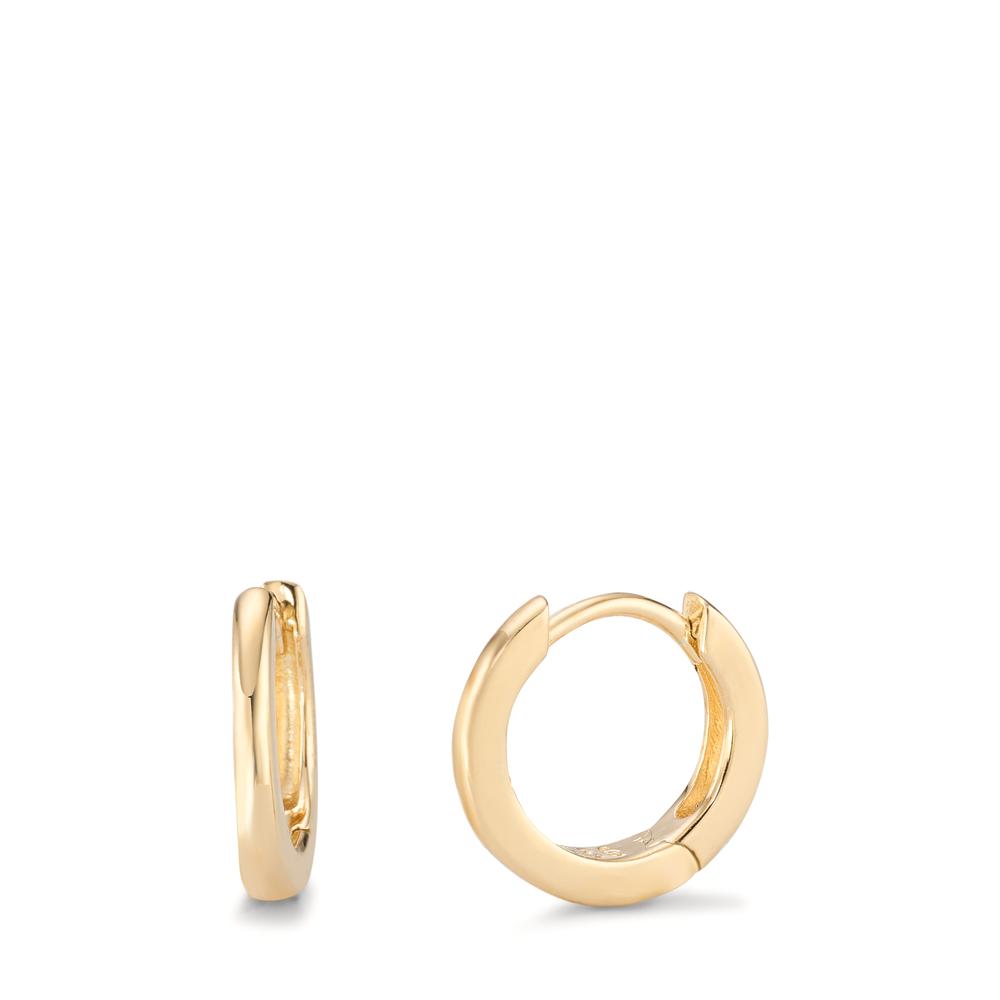 Créoles à charnières Argent jaune Plaqué or-594459