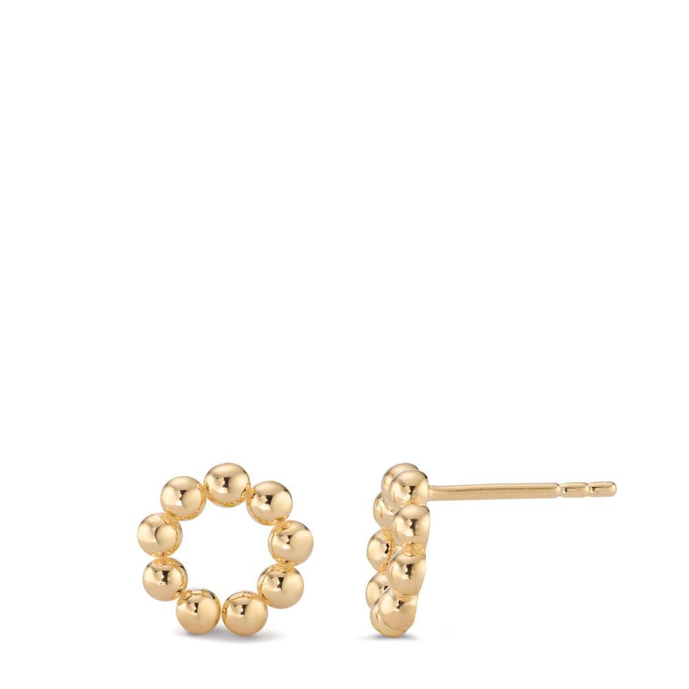 Clous d'oreilles Argent jaune Plaqué or Ø9.5 mm-594471