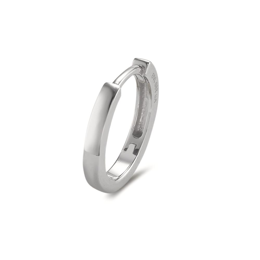 Créoles à charnières à l'unité Or blanc 18K-594506