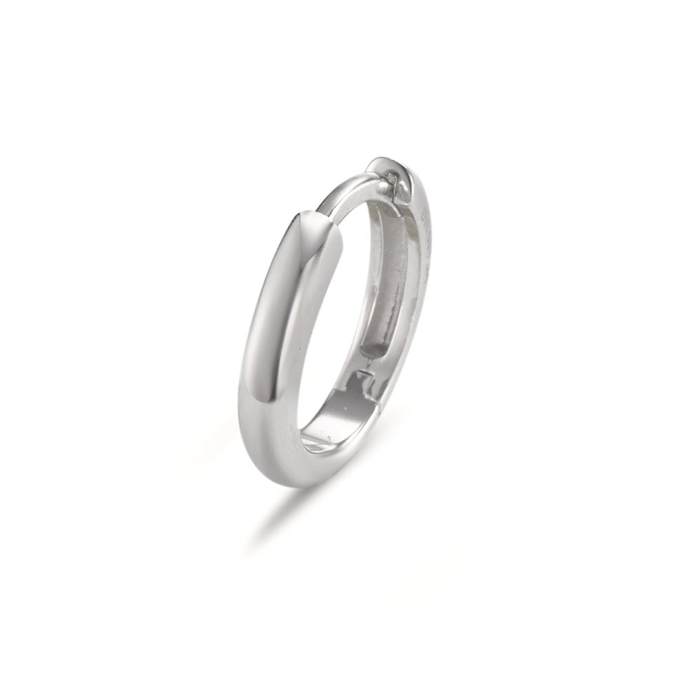 Créoles à charnières à l'unité Or blanc 18K-594508
